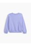 LOGO CREW SWEATSHIRT HELLPERIWINKEL - 2