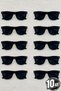 Black Groom Glasses, 10 Pieces Bride Bridesmaid Current after Party Wedding Henna Entertainment Glasses