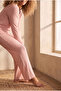 Women's Silver Pajama Bottom Pink - 3