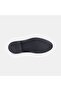 Men's Black Laced Textured Leather Classic Shoes - 5