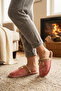 Women's House Slippers Plush Washable Wool-Lined Fur-Trimmed Slippers Guest Trousseau Bundle Bridal Slippers - 4