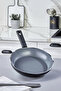 Cliff 26 cm Ceramic Coated Pan Black Ckr4645 - 2