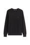 MW0MW36347 ESSENTIAL STRUCTURE CREW NECK BDS Černá - 17