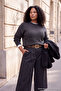 Wardrobe Essentials Anthracite Soft Textured Basic Knitwear Sweater Tbbaw27An00004 - 3