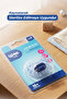 Transparent Patterned Orthodontic Pacifier with Soft Silicone Tip 18+ Months Blue - 5