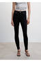 Black Denim Women's Trousers47000157 - 2