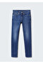 Dark Denim Women's Trousers -47040257 - 8