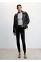 Black Denim Women's Trousers47000157