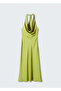 Women's Lime Green Dress - 7