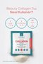 Beauty Collagen Powder Collagen 30 Sachets | Vitamin C & Biotin | Type 1 & Type 3 | 8,000 mg | Peach Flavor - 7
