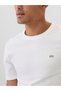V-Frch Everyday Soft Micro Logo Crew T-Shirt 502022 Short Sleeve Tee Men's T-Shirt White - 4
