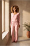 Women's Silver Pajama Bottom Pink - 4