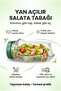2-Piece Salad Preparation Set - Leak-Proof Salad Container + 5-in-1 Multifunctional Vegetable Chopper - 3