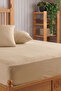 Brown micro fitted waterproof mattress protector and 2 pillow protectors (size 11) - 2
