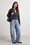 Wardrobe Essentials Antrasit Yumuşak Dokulu Basic Triko Hırka TWOAW26HI00204