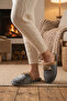 Women's House Slippers Plush Washable Wool-Lined Fur-Trimmed Slippers Guest Trousseau Bundle Bridal Slippers - 3