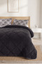 Single Luxury Wellsoft Quilt with Double Sided Pillow Case 155X215 cm Quilt - 2