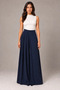 Asymmetrical Waist Relaxed Fit Wide Leg Pants - 3