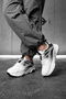 DS STORM White Black Unisex Sneakers - 4