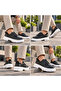 Kb-703 Kuback Black Elastic Casual Men's Shoes - 6