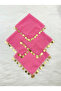 Large Size Chiffon Halay Handkerchief, 50X50Cm Pink Gold 1 Piece, Bride Groom Wedding Henna Circumcision Engagement Bride - 5
