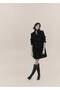 Women's Black Coat47250039 - 8