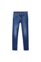 Dark Denim Women's Trousers -47040257 - 10