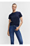 Dark Denim Women's Trousers -47040257 - 4