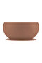 Silicone Bowl with Lid Woody Brown - 4