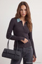 Wardrobe Essentials Antrasit Premium Özel İplik Polo Yaka Triko Hırka TWOAW26HI00225