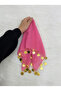 Large Size Chiffon Halay Handkerchief, 50X50Cm Pink Gold 1 Piece, Bride Groom Wedding Henna Circumcision Engagement Bride - 2