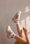 Ds Sage Suede Beige Tan Women's Sneaker Casual Sports Shoes - 6