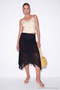 Black Lace Lined Skirt Tdrss26Et00051