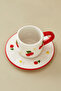 Grapebloom 2-Person Cherry Patterned Coffee Cup Set 100 ml - 4