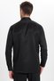 Men's Regular Fit Comfortable Cut Long Sleeve Cotton Easy-Iron Dobby Black Shirt - 7
