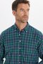 Men's Regular Fit Classic Cut Button Lapel Small Checkered Cotton Shirt - 6