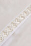 Miel 100% Cotton Satin Double Duvet Cover Set White - 9