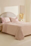 Elaria Lace Double Duvet Cover Set Powder - 2