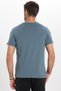 Men's Slim Fit Cotton Soft Texture Flexible Fabric Basic Light Petrol Crew Neck T-Shirt - 9