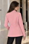 Women's Pink Single Button Jacket ARM-20K001020 - 2