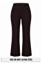 Petite Koyu Kahverengi Bootcut Pantolon TWOAW27PL00094 - 6