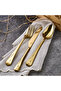 Lalezar Prestige Pvd 24 Piece Bronze Cutlery Set for 6 People