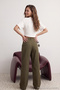 Beyaz Crop Örme T-Shirt TEDSS24TS00008 - 4