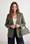Mint Regular Astarlı Dokuma Blazer Ceket TWOAW23BC00132 - 2