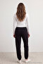 Black Thick Inside Fleece Basic Knitted Sweatpants Pants Twoaw22Ea0468 - 4