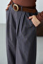 Kahverengi Ekoseli Kemerli Balon Pantolon TWOAW27PL00150 - 4