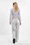Gray Melange Fitted/V-Neck 2-Piece Blouse Twoaw27Bz00339 - 6