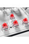 Hydra R6 Full Color RGB LED Gaming Pro Red Switch Mekanik Klavye - Beyaz - 5