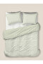 Elvya duvet cover set 200x220 cm green