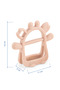 Silicone Easy Grip Teether Ecru - 8